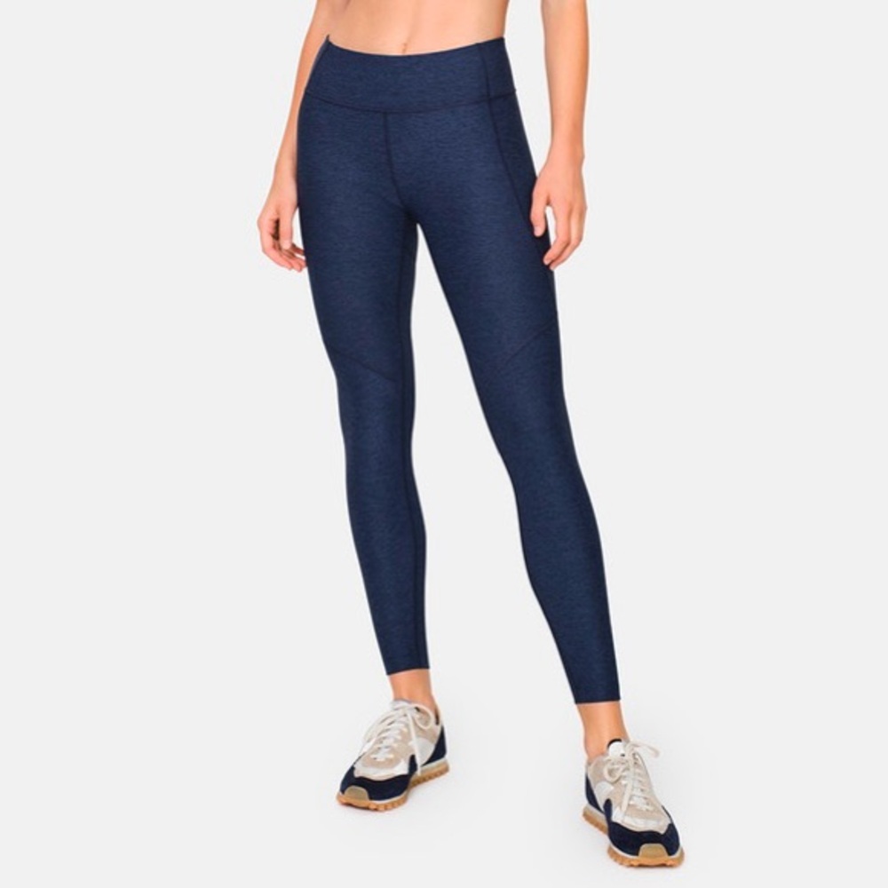 Outdoor Voices Navy Blue 'Warmup' 7/8 Leggings
